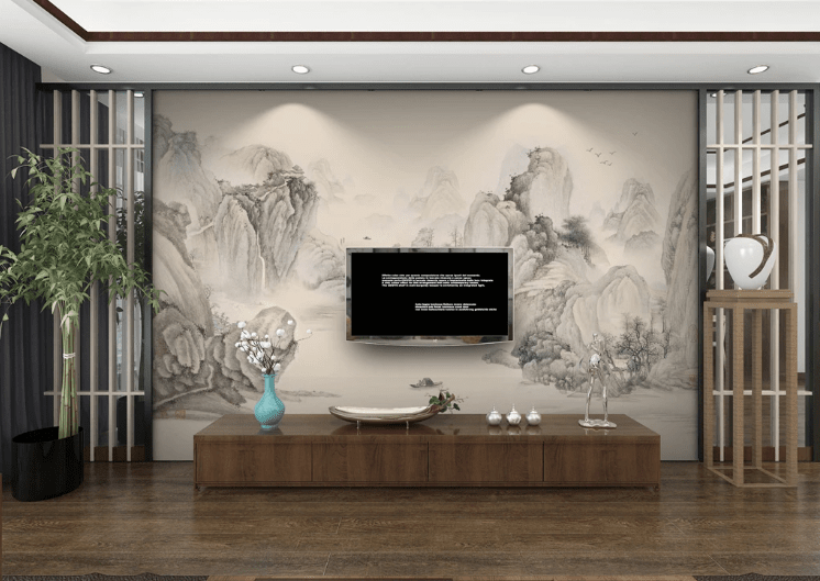 3D Landscape Plan WC1081 Wall Murals Wallpaper AJ Wallpaper 2
