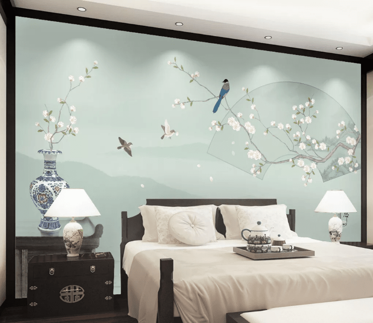 3D Vase Flower WC1027 Wall Murals Wallpaper AJ Wallpaper 2