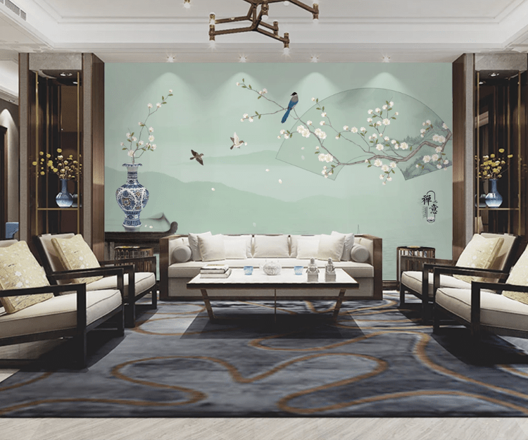3D Vase Flower WC1027 Wall Murals Wallpaper AJ Wallpaper 2