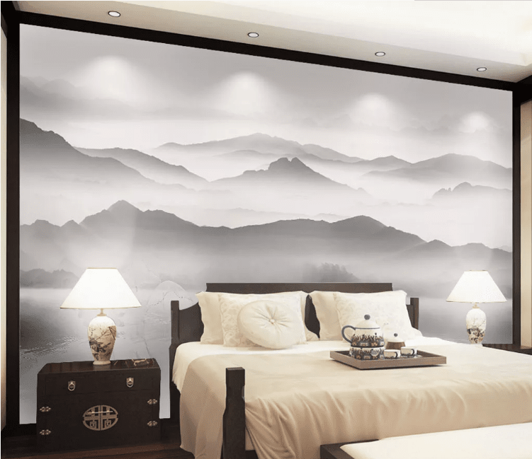 3D Lake Boating WC916 Wall Murals Wallpaper AJ Wallpaper 2