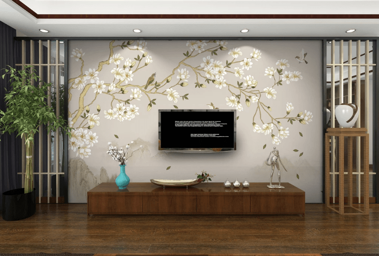 3D Flower Floral WC908 Wall Murals Wallpaper AJ Wallpaper 2