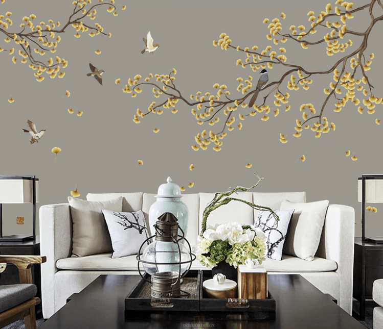 3D Fallen Leaves WC896 Wall Murals Wallpaper AJ Wallpaper 2
