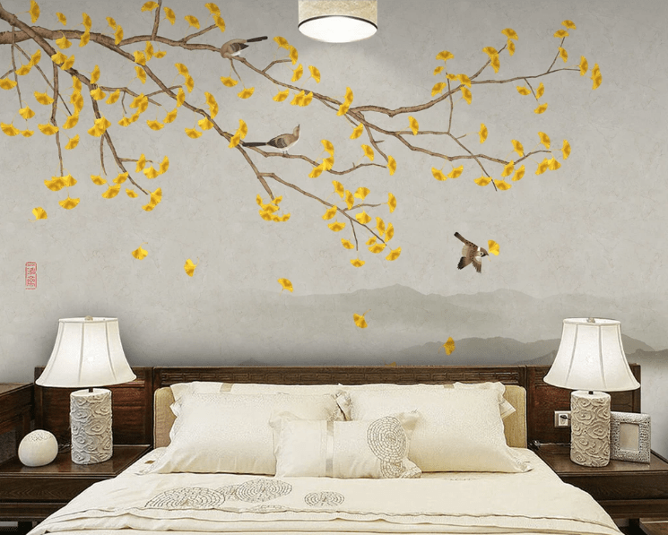 3D Autumn Scenery WC524 Wall Murals Wallpaper AJ Wallpaper 2