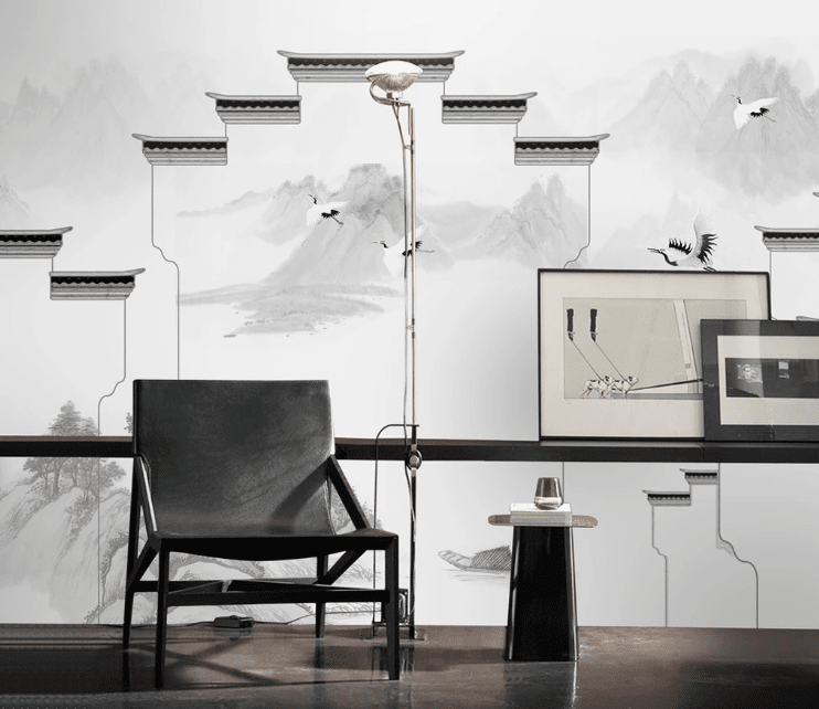 3D House Crane WC361 Wall Murals Wallpaper AJ Wallpaper 2
