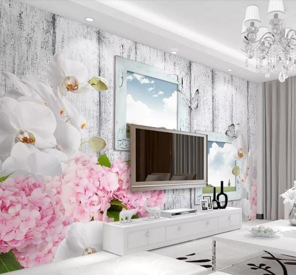 3D Butterfly Photo WC269 Wall Murals Wallpaper AJ Wallpaper 2