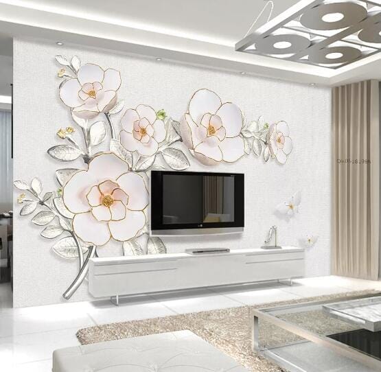3D Phnom Penh Flower WC501 Wall Murals Wallpaper AJ Wallpaper 2