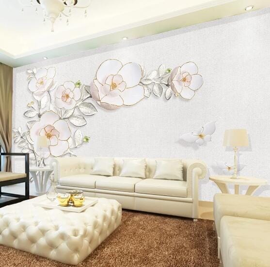 3D Phnom Penh Flower WC501 Wall Murals Wallpaper AJ Wallpaper 2