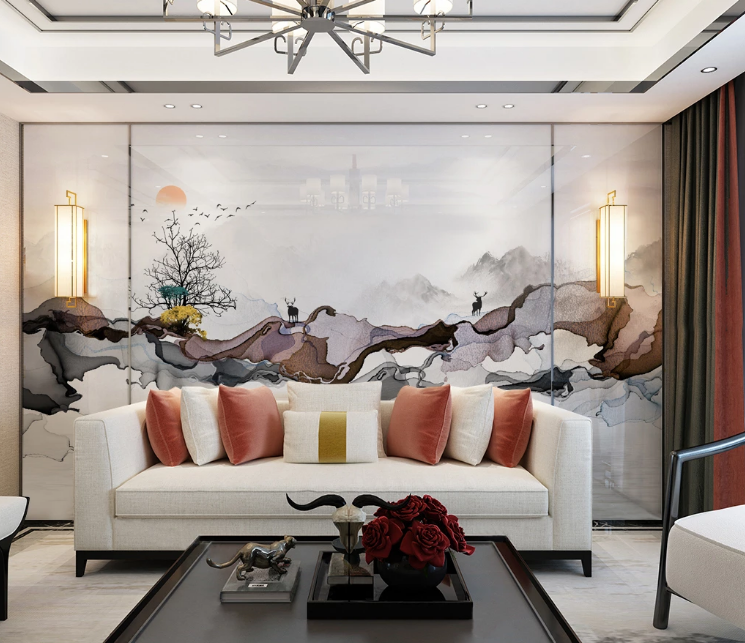 3D Dead Tree Fawn WC2697 Wall Murals