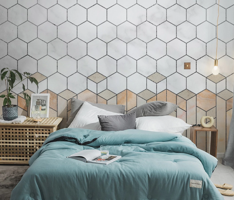 3D Yellow Diamond WC2532 Wall Murals