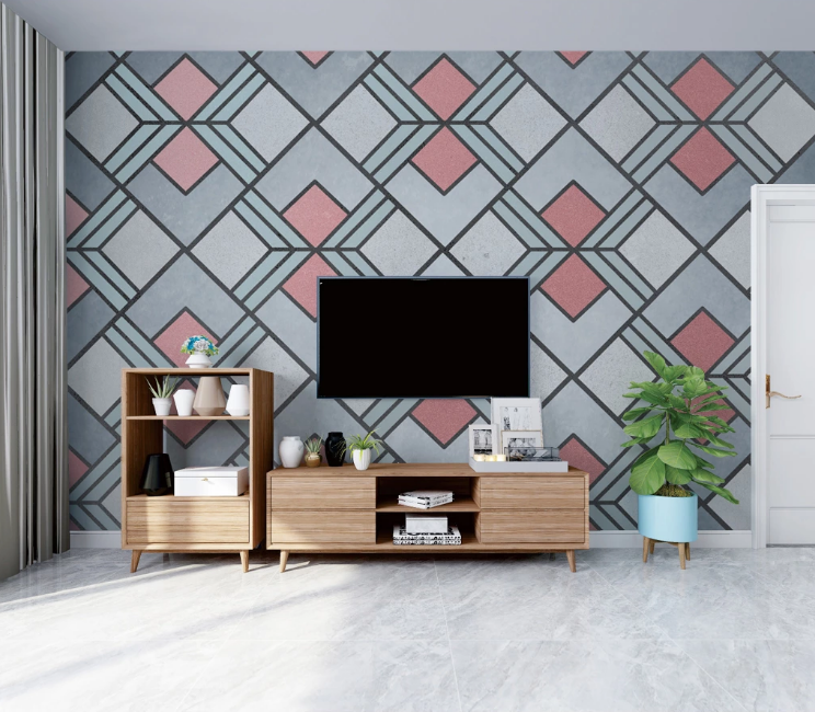 3D Pink Graphics WC2418 Wall Murals