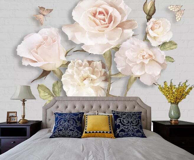 3D Rose Fragrance WC801 Wall Murals Wallpaper AJ Wallpaper 2