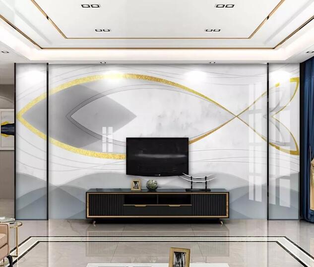 3D Fish Shape WC2398 Wall Murals