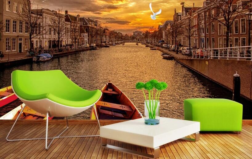 3D Pigeon Venice WC313 Wall Murals Wallpaper AJ Wallpaper 2
