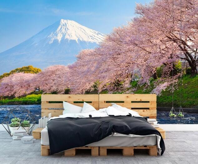 3D Mount Fuji WC166 Wall Murals Wallpaper AJ Wallpaper 2
