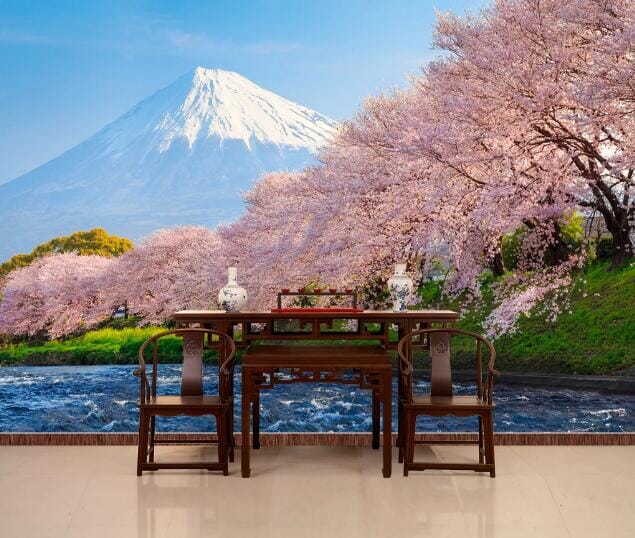 3D Mount Fuji WC166 Wall Murals Wallpaper AJ Wallpaper 2