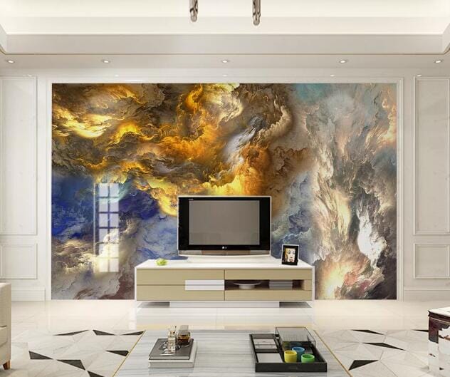 3D Fire Cloud WC228 Wall Murals Wallpaper AJ Wallpaper 2