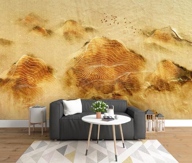 3D Mountain Pattern WC937 Wall Murals Wallpaper AJ Wallpaper 2