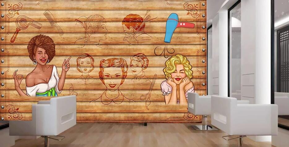 3D Black Girl 1568 Wall Murals Wallpaper AJ Wallpaper 2