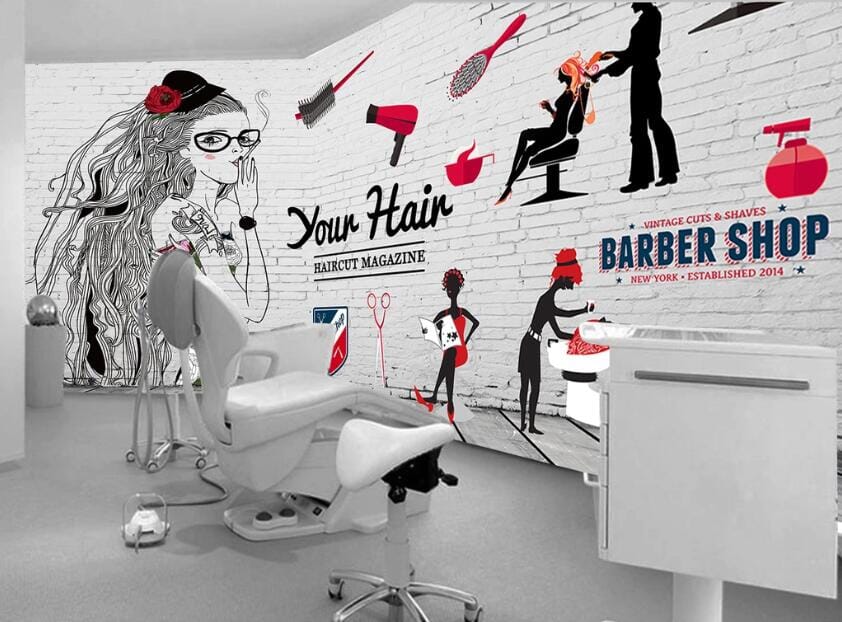 3D Red Hair Dryer 1581 Wall Murals Wallpaper AJ Wallpaper 2