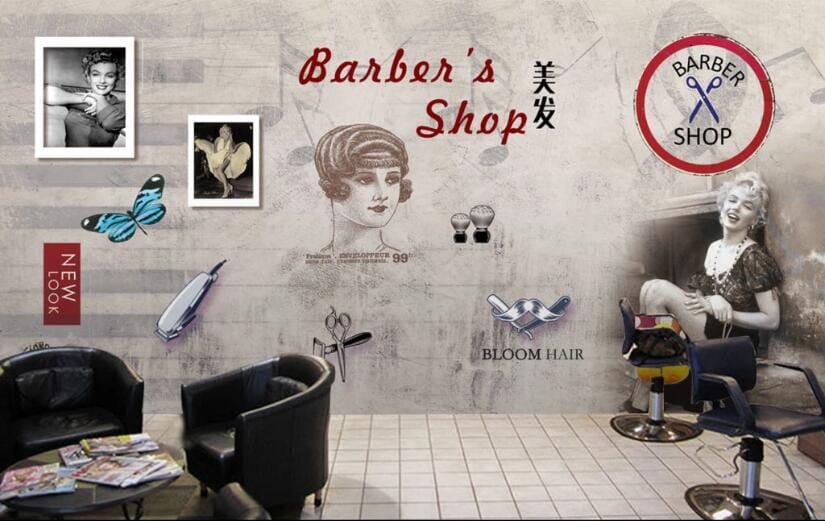 3D Cute Girl 1515 Wall Murals Wallpaper AJ Wallpaper 2