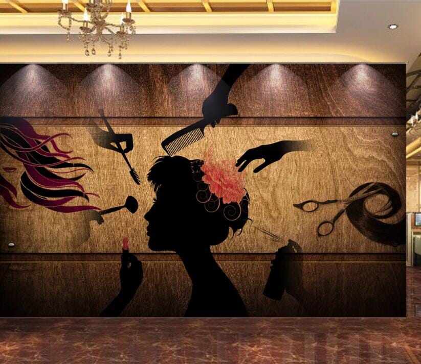 3D Flower Girl 1586 Wall Murals Wallpaper AJ Wallpaper 2