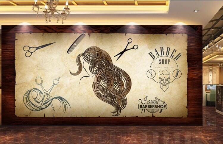 3D Long Hair 1551 Wall Murals Wallpaper AJ Wallpaper 2