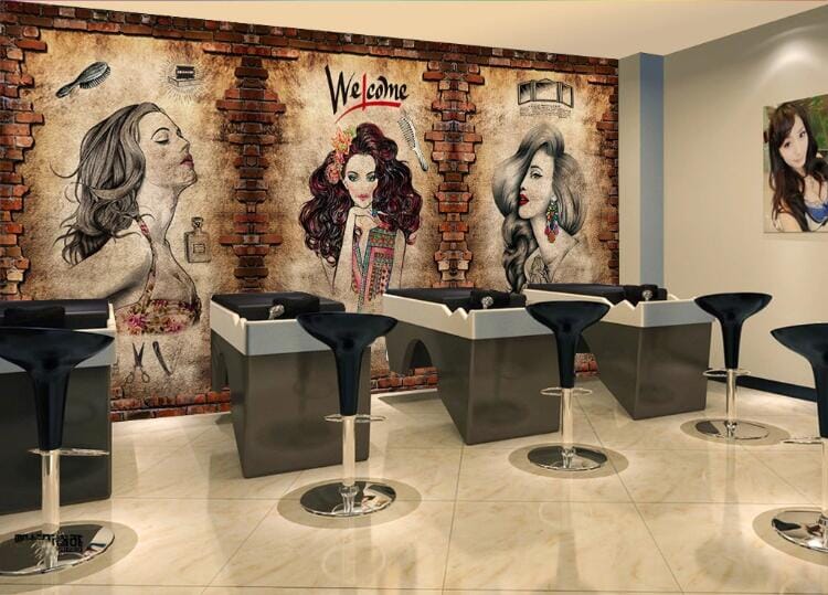 3D Girl With Long Hair 1544 Wall Murals Wallpaper AJ Wallpaper 2