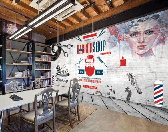 3D Uncle Beard 1535 Wall Murals Wallpaper AJ Wallpaper 2