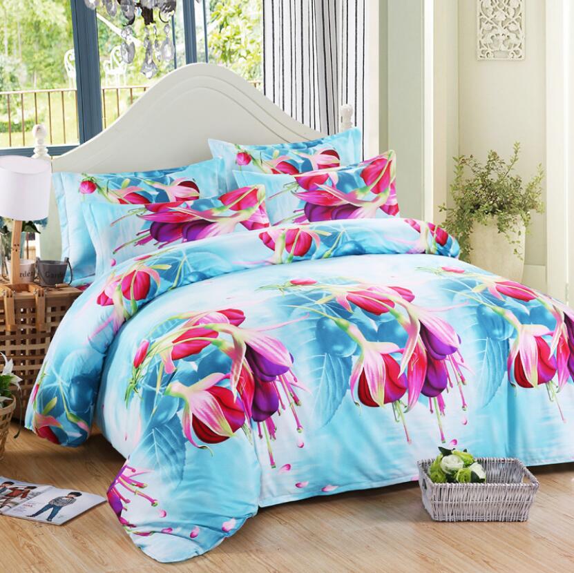 3D Flower Juice 1117 Bed Pillowcases Quilt