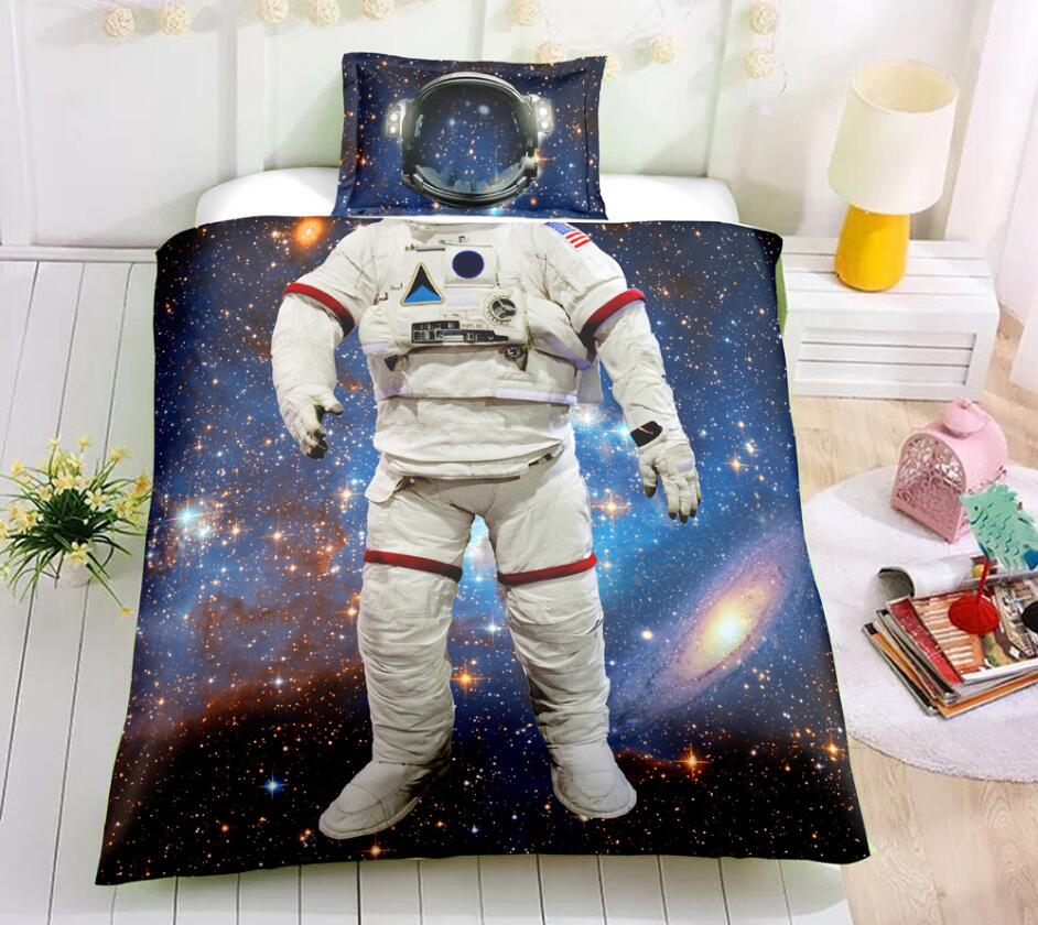 3D Spacesuit 6065 Bed Pillowcases Quilt