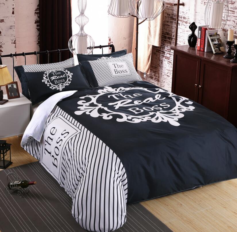 3D White Black 1023 Bed Pillowcases Quilt
