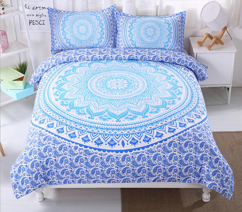 3D Blue Gradient 1174 Bed Pillowcases Quilt