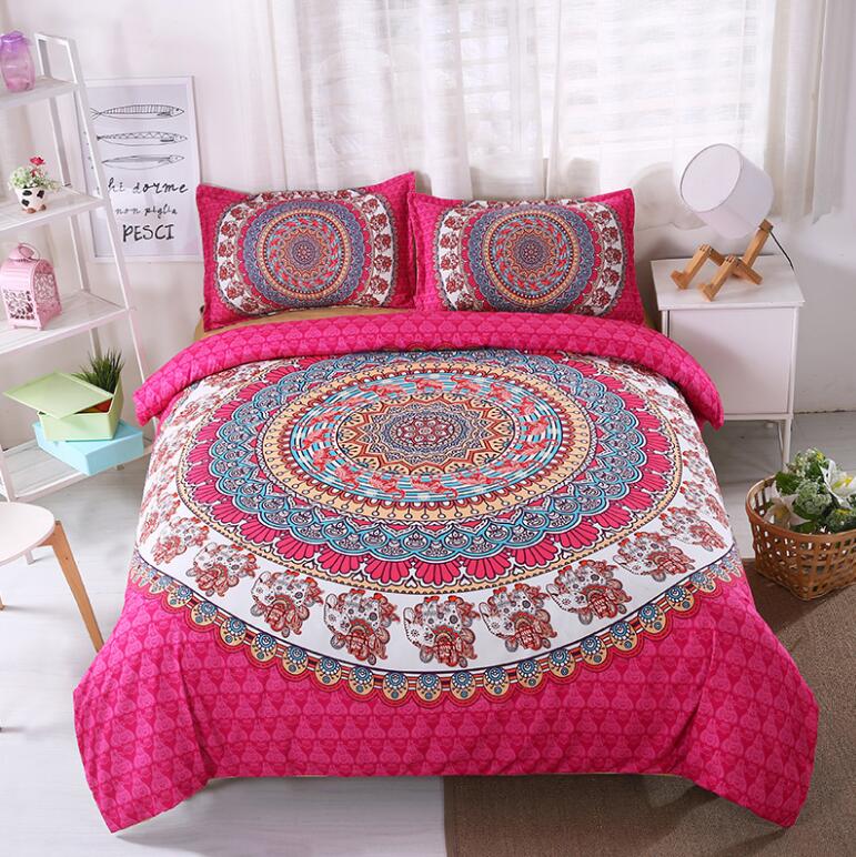 3D Red Pattern Totem 1041 Bed Pillowcases Quilt