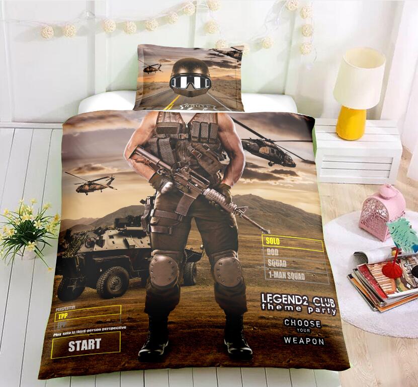 3D Special Forces 6034 Bed Pillowcases Quilt