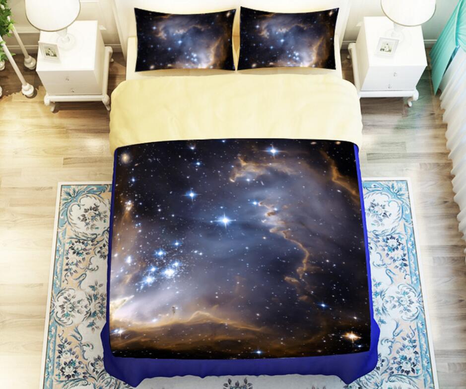 3D Dawn Stars 1203 Bed Pillowcases Quilt