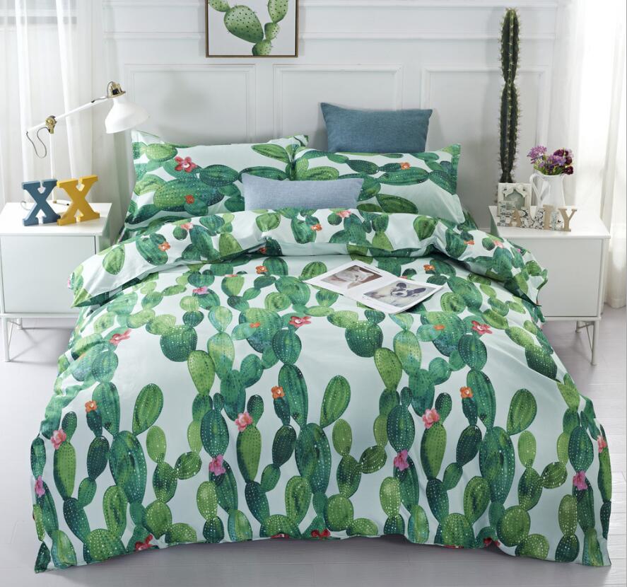3D Cactus 6031 Bed Pillowcases Quilt
