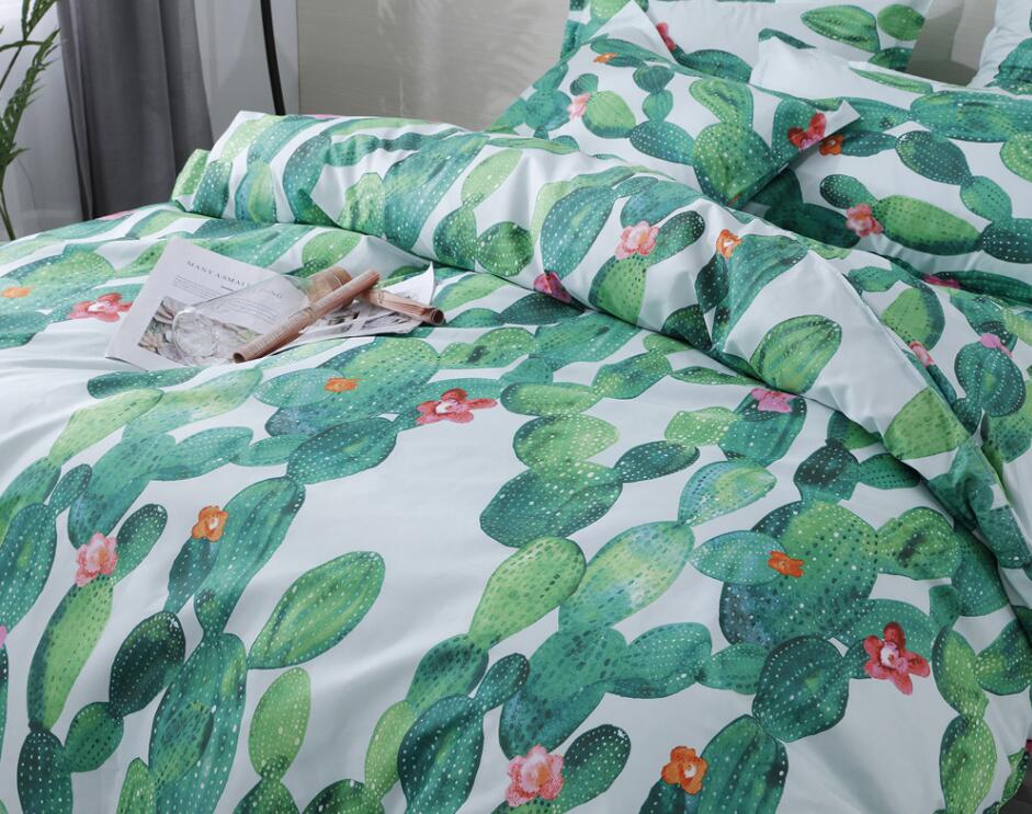 3D Cactus 6031 Bed Pillowcases Quilt