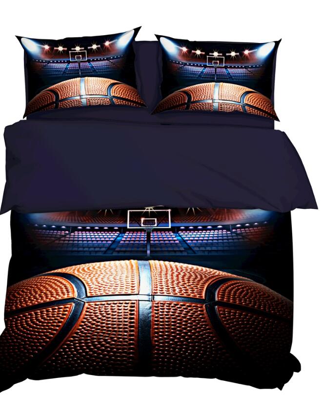 3D Basketball Court 9059 Bed Pillowcases Quilt