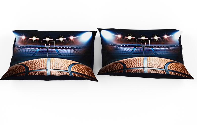 3D Basketball Court 9059 Bed Pillowcases Quilt
