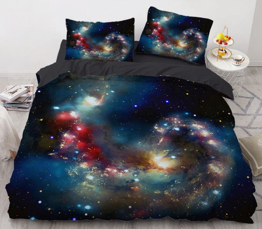 3D Space Galaxy 8867 Bed Pillowcases Quilt