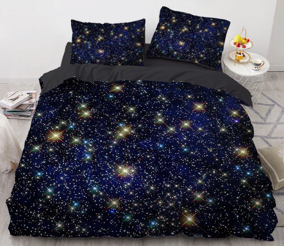 3D Starry Sky 8868 Bed Pillowcases Quilt