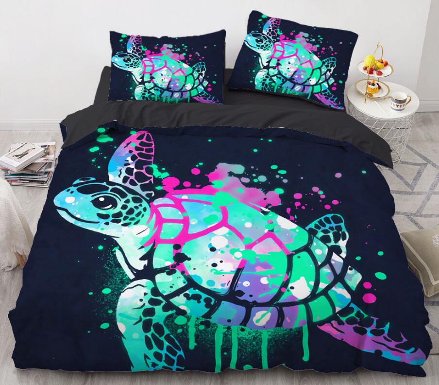 3D Sea Turtle 8815 Bed Pillowcases Quilt