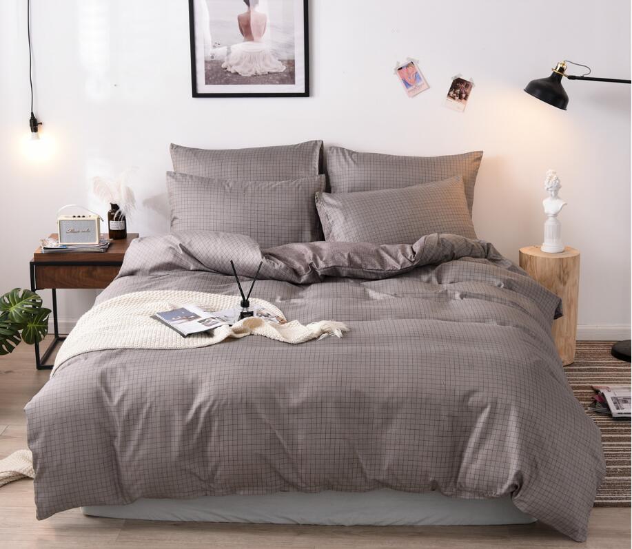 3D Dark Gray 99100 Bed Pillowcases Quilt