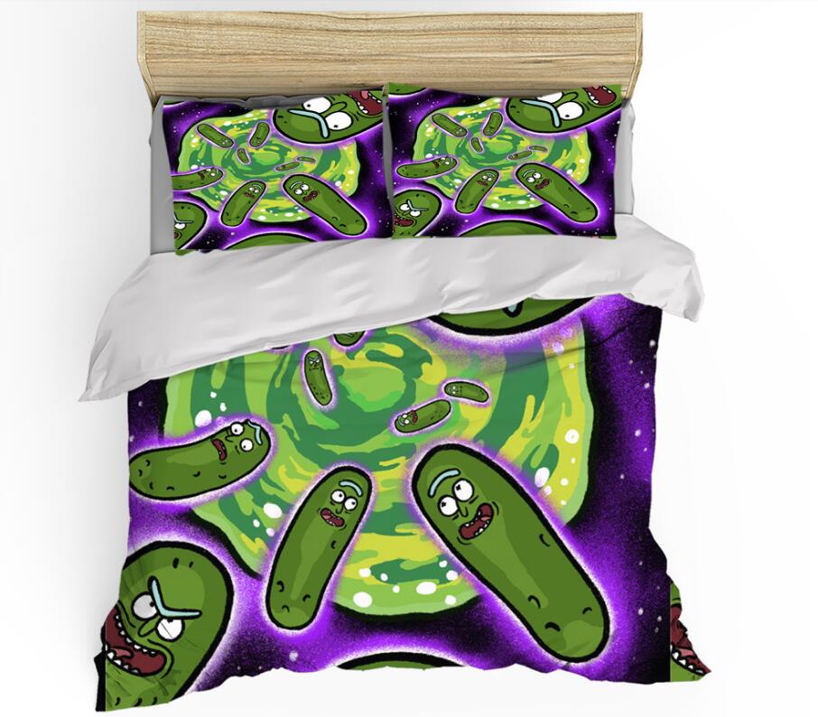 3D Cucumber Rick 99139 Bed Pillowcases Quilt