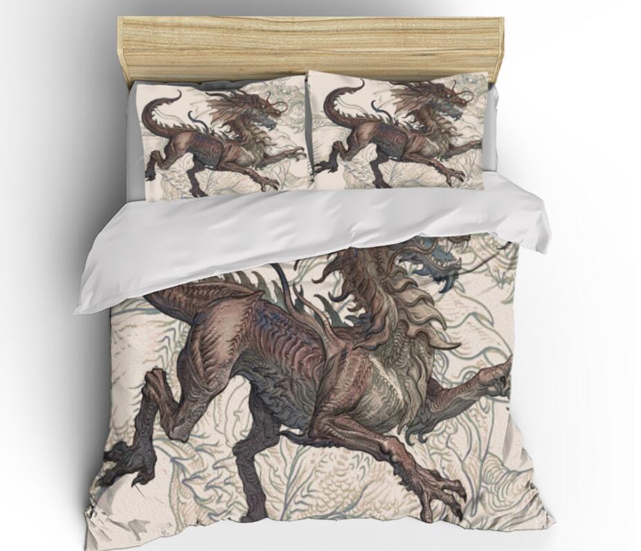 3D Dragon 1114 Bed Pillowcases Quilt