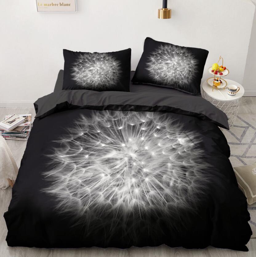3D Dandelion 9190 Bed Pillowcases Quilt