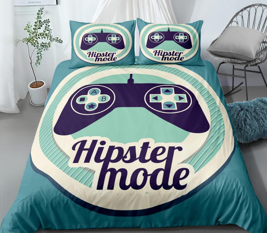 3D Video Game Controller 0010 Bed Pillowcases Quilt