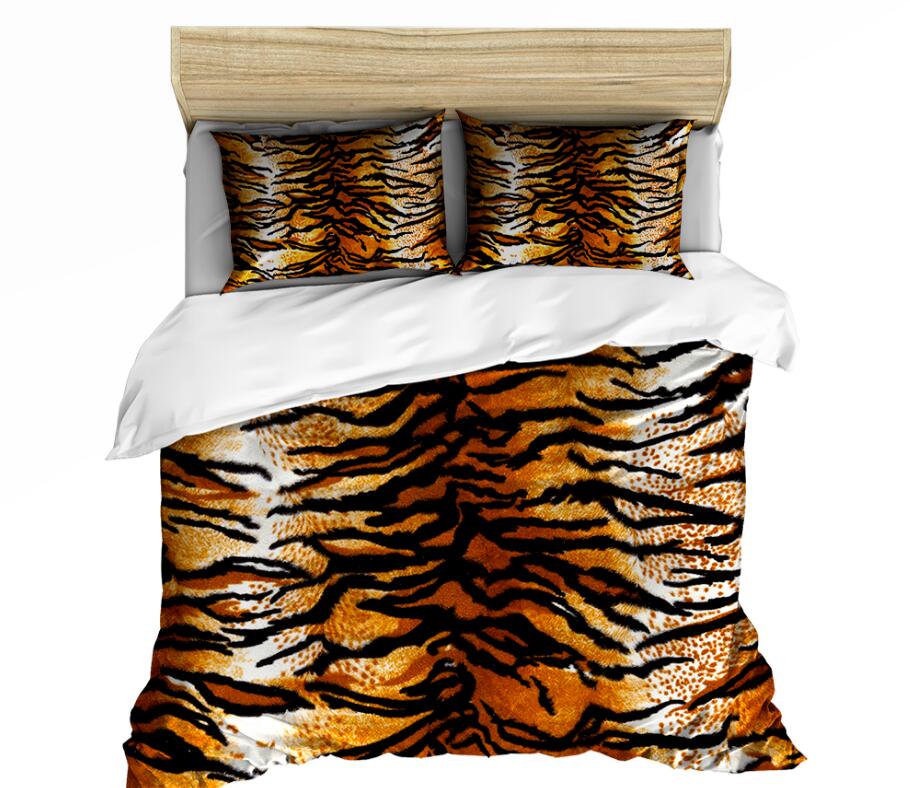 3D Tiger Pattern 0045 Bed Pillowcases Quilt