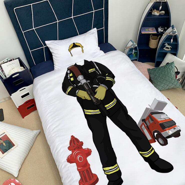 3D Fire Brigade Clothing 1189 Bed Pillowcases Quilt