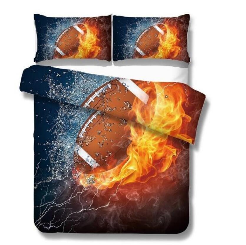 3D Flame Baseball 1172 Bed Pillowcases Quilt